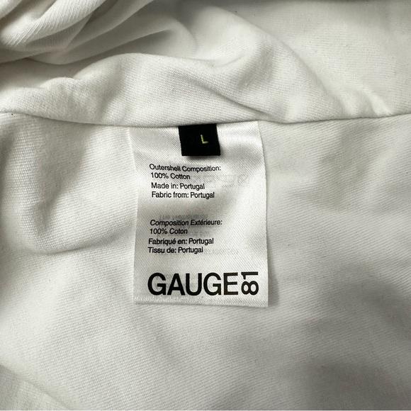 GAUGE81 Keila Plunge-front Organic Cotton Cropped Top In White Size L NEW - Picture 13 of 13